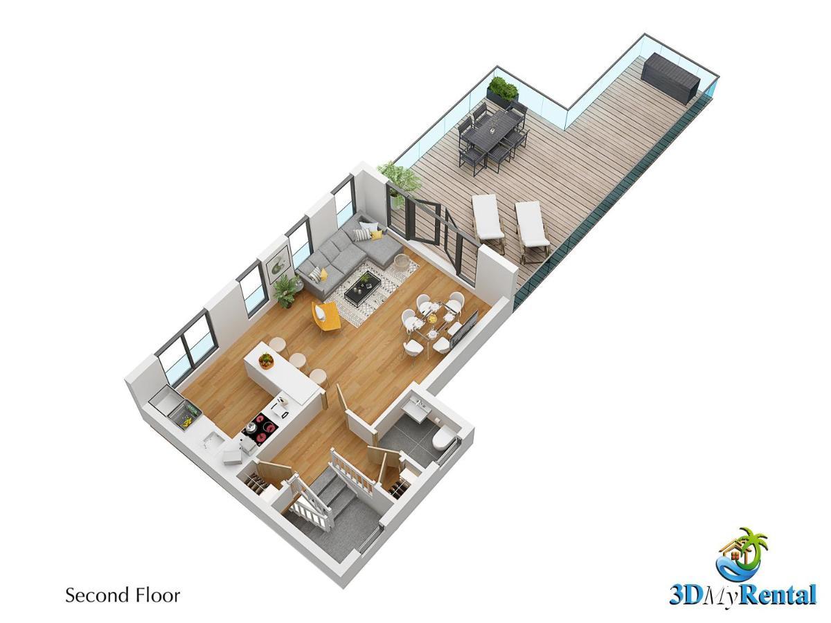 Modern Home For Small Groups By Stones Throw Apartments - Free Parking - Sea View Worthing Extérieur photo